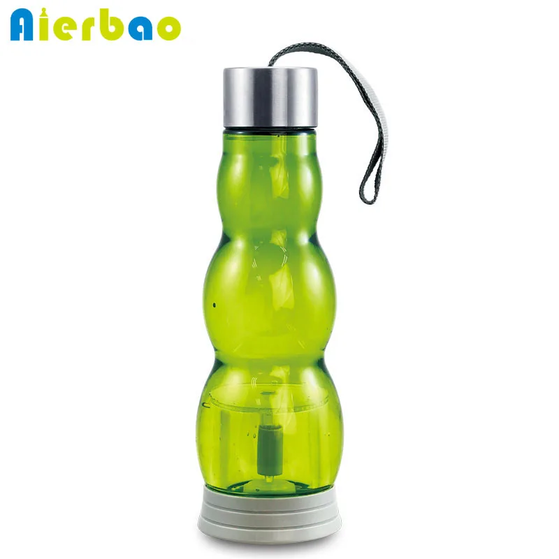 Gourd Design Water Bottle Plastic BPA Free Tea Infuser Water Bottle