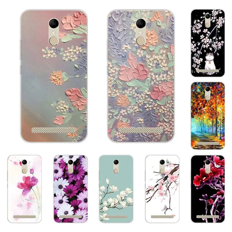 

zte blade a602 Case,Silicon Full flower Painting Soft TPU Back Cover for zte blade a 602 ba602 protect Phone bags