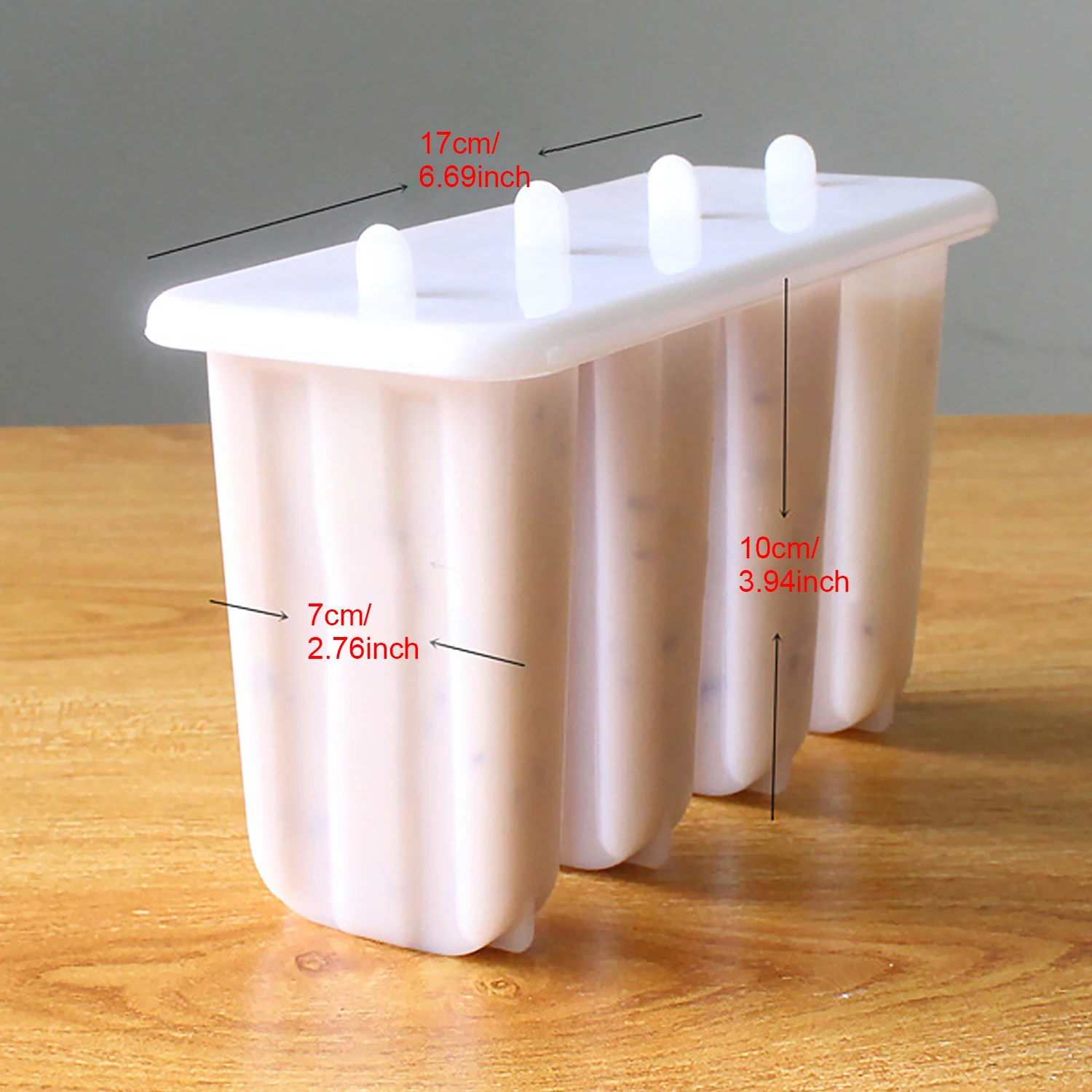 Behogar 4 слота многоразовые пластиковые DIY мороженое эскимо поп шоколадный торт производитель плесень для домашний кухонный инструмент