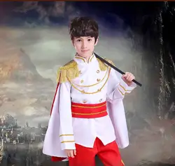 Ребенок мальчик дети принц король Косплэй костюм нарядное платье Вечерние Бал Хэллоуин Children'Day маскарадные Карнавальные и маскарадные