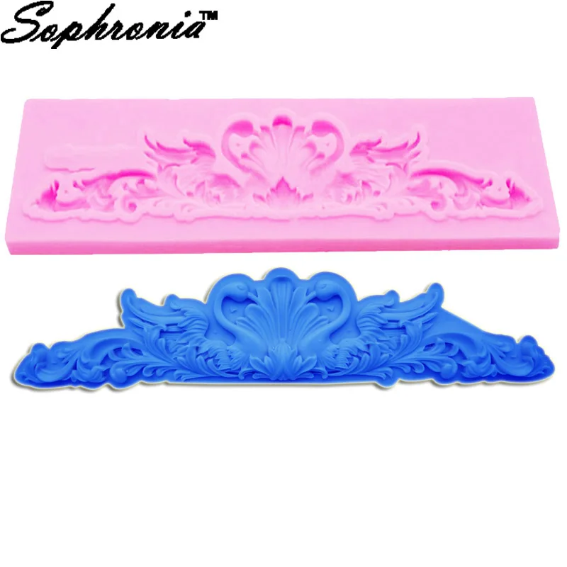 

10PCS/SET M665 A pair of swans shape Silicone mold for Cake,Fondant Cake Decorating,Candy, Chocolate, Jelly DIY Bakware