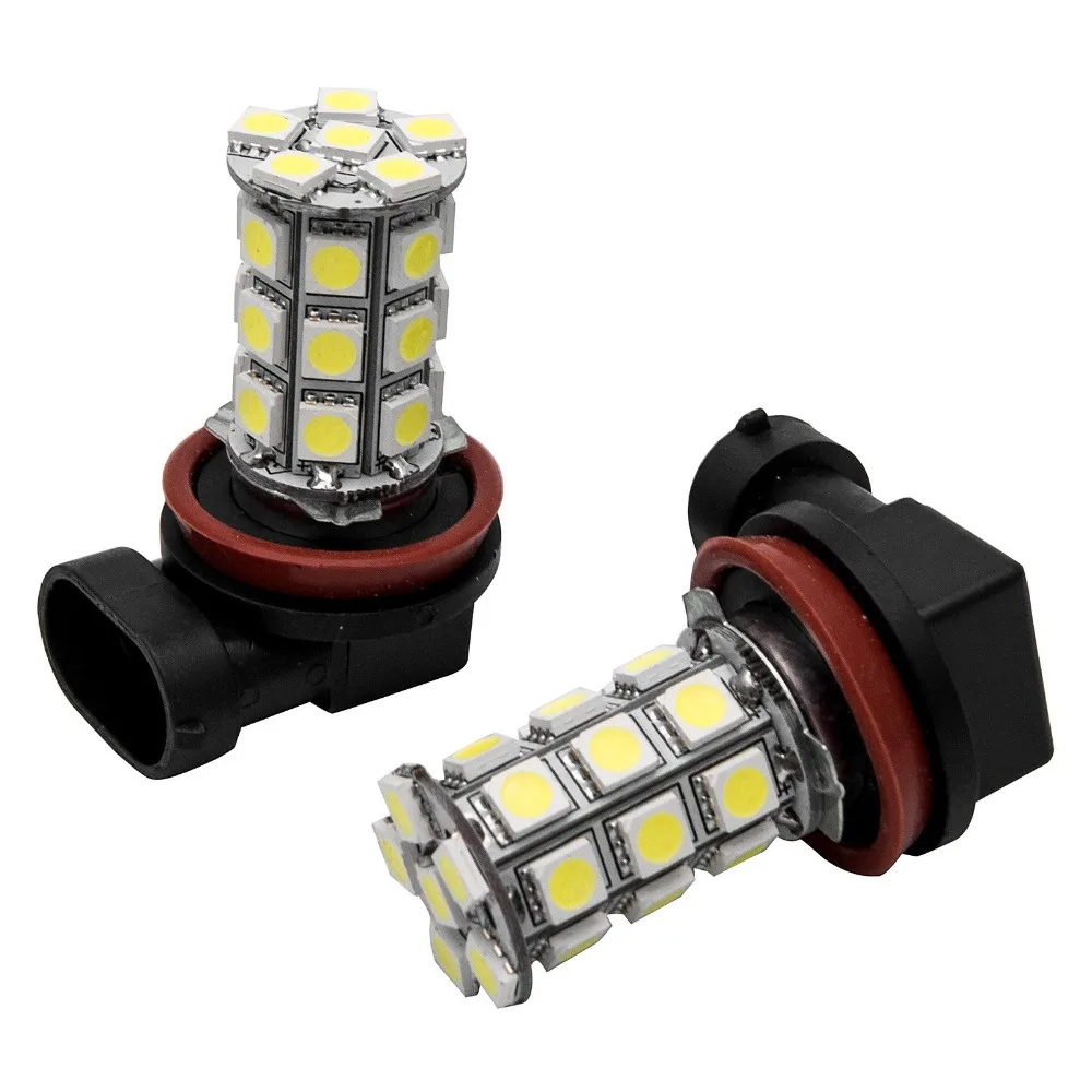 2X H8/H11 27 SMD 5050 Светодиодный светильник комплект яркий белый туман s головной лампы