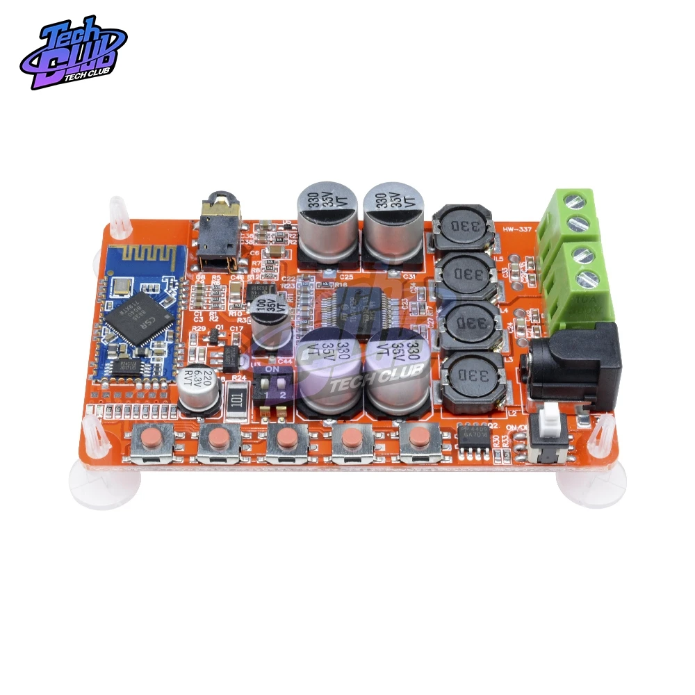 Wireless Bluetooth 4.0 Amplifier Board Audio Receiver Digital TDA7492P DC 8~25V 25W+25W Amplifier Board Part Component