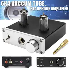 Amplifier HIFI Stereo Audio Buffer 12V 1.5A 6K4 Vacuum Tube Preamplifier Desktop Amplifier Home Video