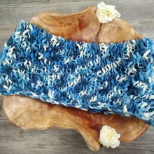 Массивная пряжа, одеяло для вязания крючком, шерстяное одеяло для новорожденных реквизит, наполнитель корзины, пеленание ребенка