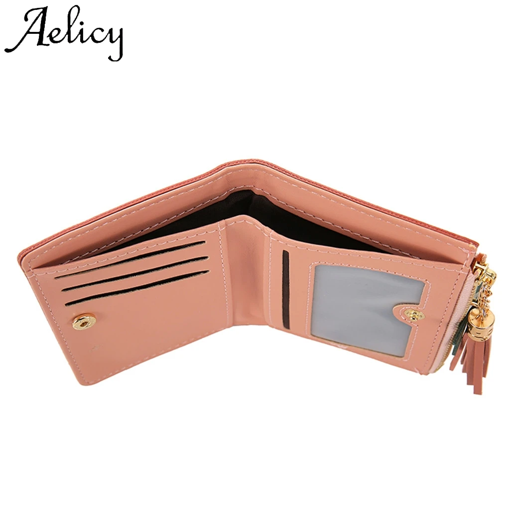 Aelicy Mini/Женская однотонная сумка высокого качества простые карманные кошельки