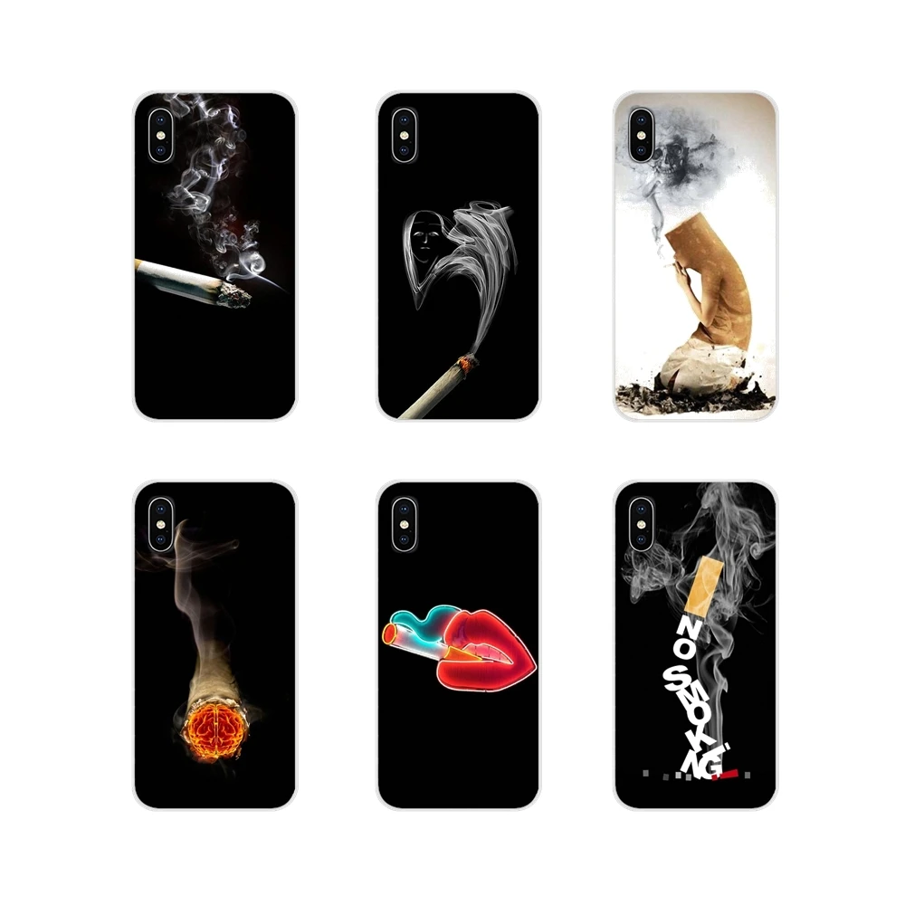 

cigarette Pictures For Apple iPhone X XR XS MAX 4 4S 5 5S 5C SE 6 6S 7 8 Plus ipod touch 5 6 Accessories Phone Cases Covers