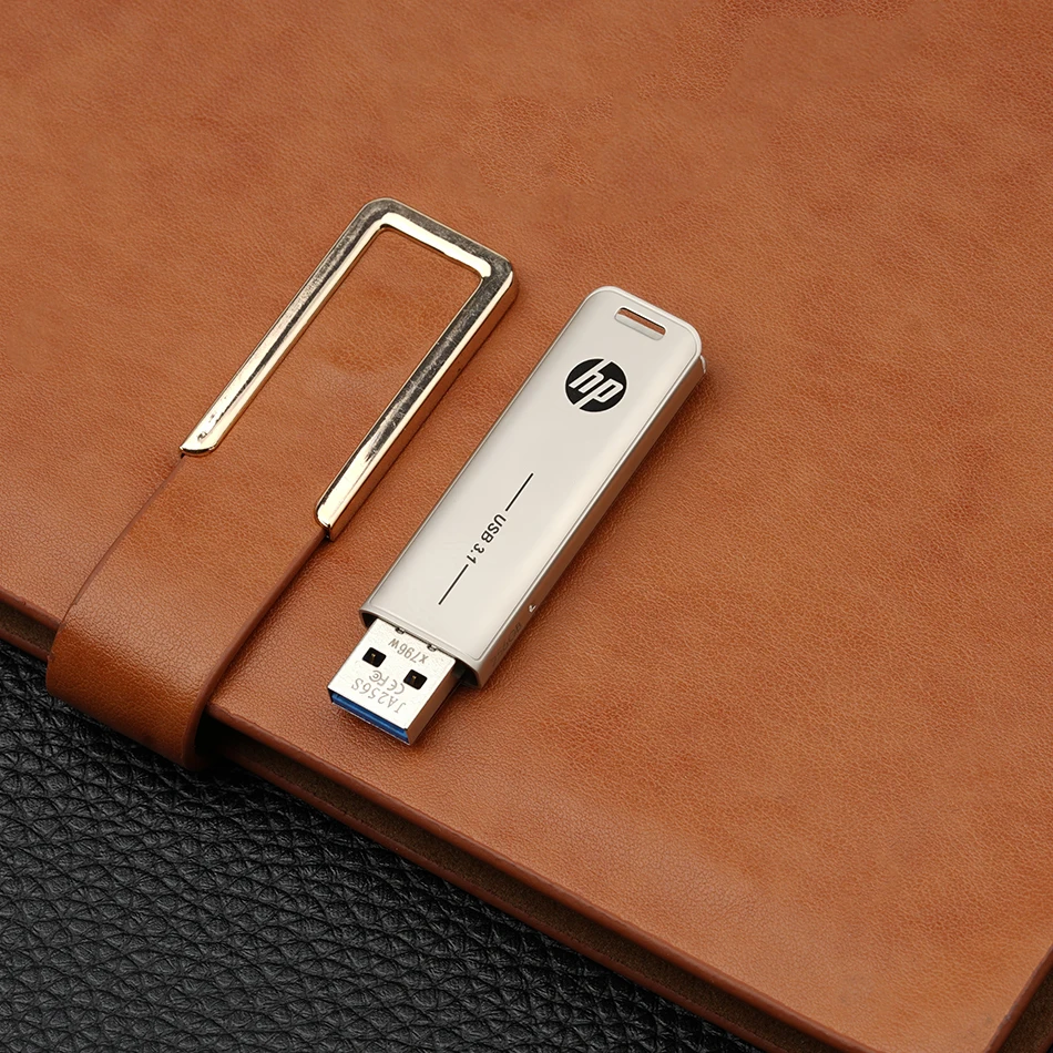 Hp X796W флэш-накопитель USB 3,1 металлический матовый флеш-накопитель 32G 64G 128G 256G 512GB карта памяти U диск для ПК
