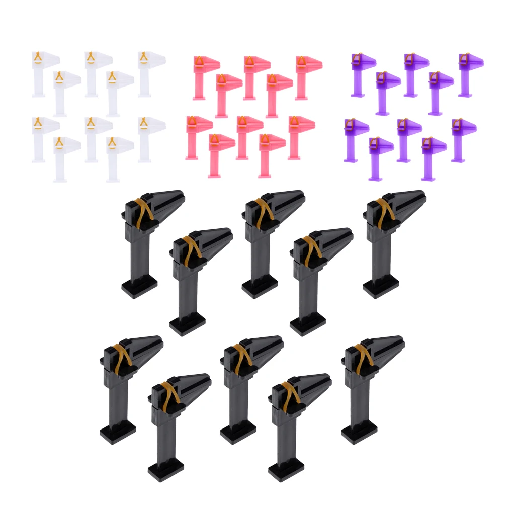 Kesoto 10pcs/set Plastic Nail Repair Clip Nail Tips Reshape Tool Nail Pincher Portable design Easy to oparate