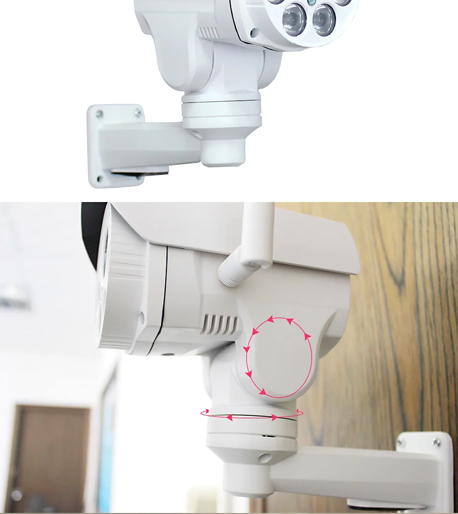 NVSIP HI3518E 960 P/1080 P HD Wifi PTZ IP камера пуля наружная 4X Pan Tilt Zoom 2,8-12 мм 2MP беспроводная ИК Onvif SD карта CCTV