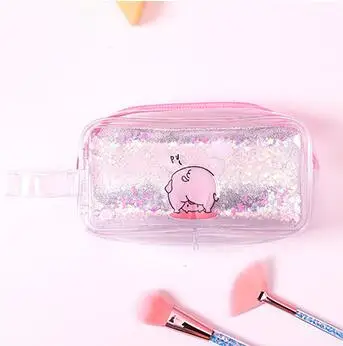 Чехол для карандашей Kawaii estuche quicksand kalemlik с высокой вместительностью trousse scolaire stylo милые школьные принадлежности estuche escolar - Цвет: D