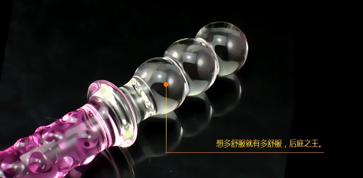 Luxury Glass Dildo Women Massager Wand vibrator Pyrex Crystal Dildo Lifelike Glass Dildo Crystal Penis Anal Plug Toys Adult Sex