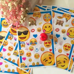 10 шт. 16.5*25 см Симпатичные emoji Пластик подарок Сумки Лут мешок для мальчиков День рождения поставки мультфильм тему украшения