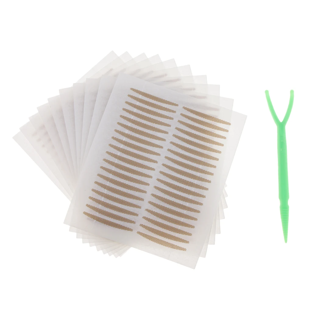 Lot 9 Types Narrow/Wide Super Invisible Lace Eyelid Stickers Adhesive Double Eyelid Tapes Eye Lift Strips