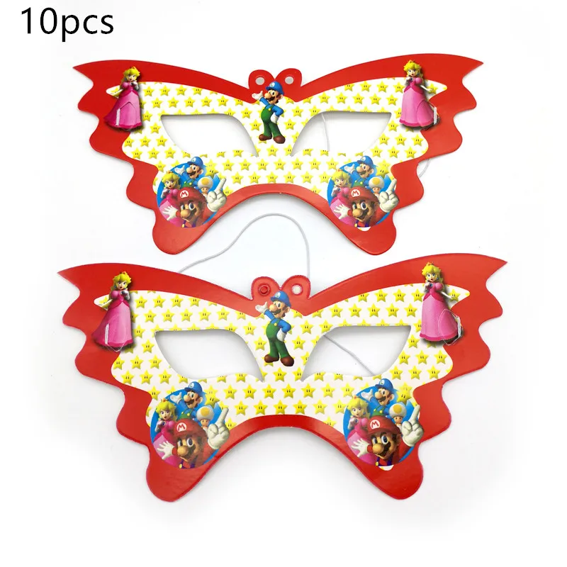 Супер Марио тема одноразовые бумажные тарелки салфетки для стаканчиков соломинки Марио Bros тематические вечерние украшения конфетные коробки развевающиеся баннеры