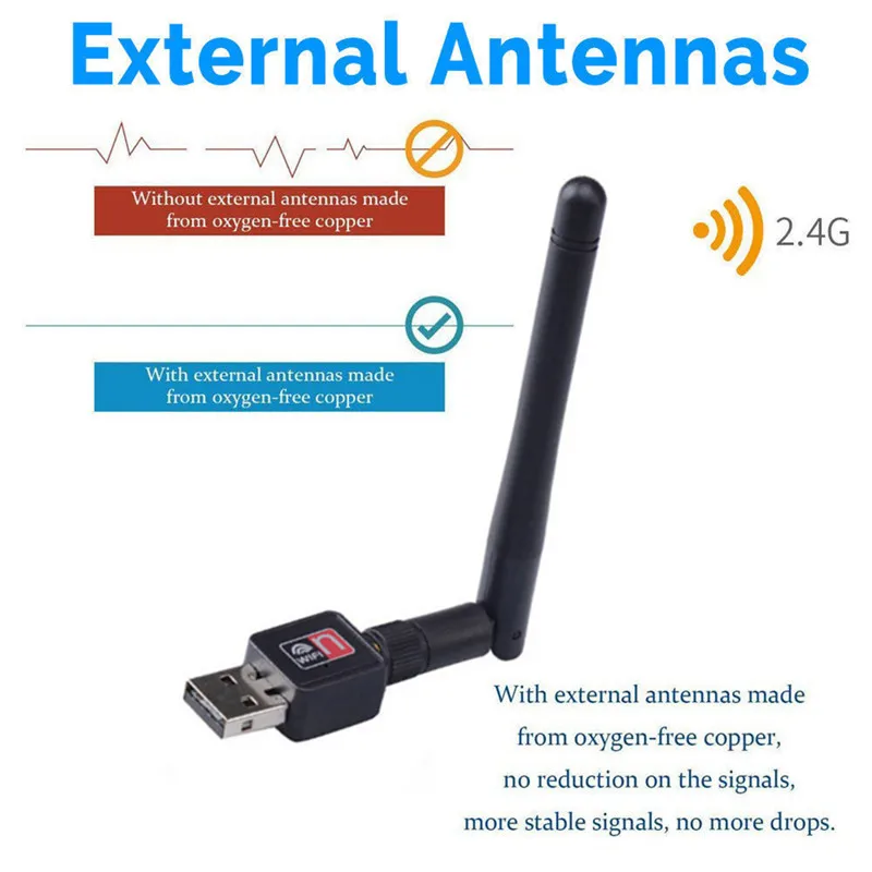150 Мбит/с двухдиапазонный 2 4 ГГц беспроводной высокоскоростной USB Lan Ethernet сеть с