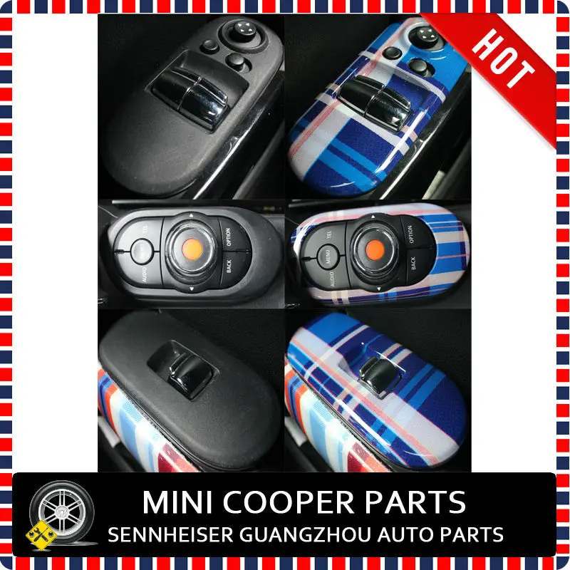 Фирменная Новинка с защитой от ультрафиолетового излучения, стеклоподъемники драйвер рамка стиль Mini Ray черный Цвет для Mini Cooper F56(3 шт./компл