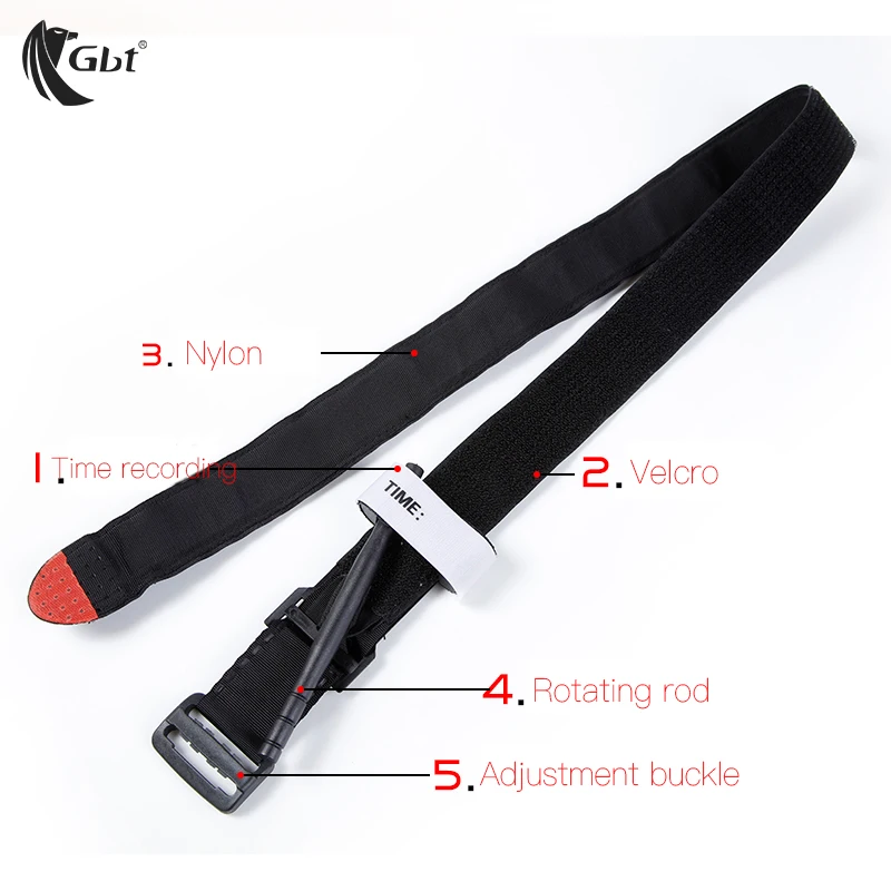 Outdoor survival tourniquet fast hemostasis Medical emergency tactical military exploration one-handed operation