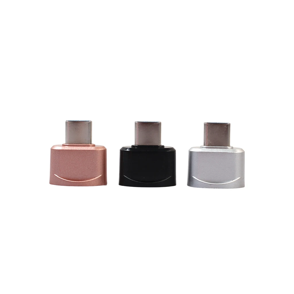 SOONHUA Type-C Male To USB Female OTG Adapter Converter Type-C To USB 2.0 OTG Adapters Electric Accessories Support hot plug