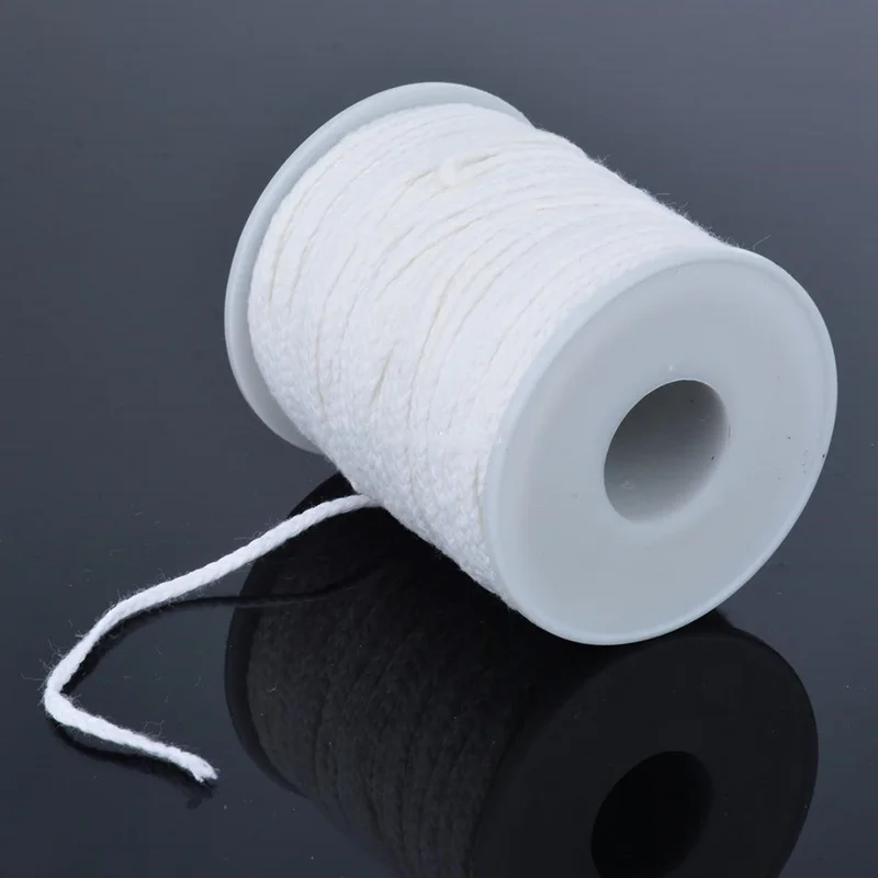 60m Non-Toxic Environmental Spool of Cotton Braid Candle Wicks Wick Core For DIY Oil Lamps Handmade Candle Making Supplies