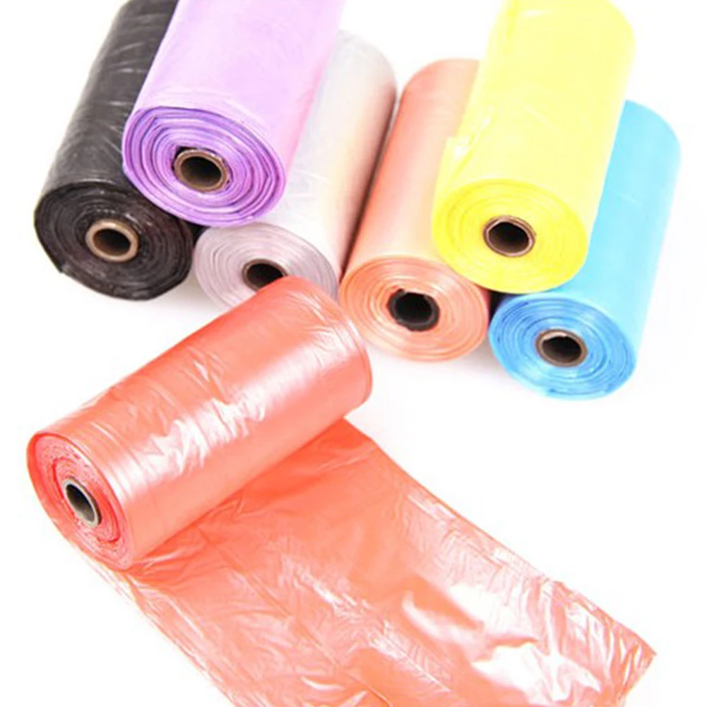 

20pcs/roll Biodegradable Dog Poo Bag Pet Cat Waste Poop Clean Pick Up Garbage Ba