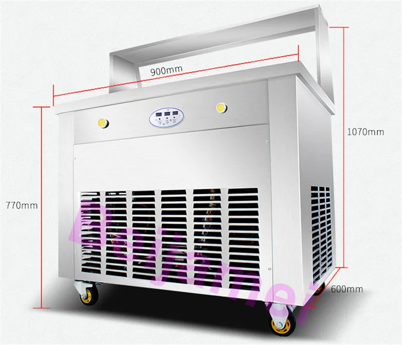 fried ice machine size