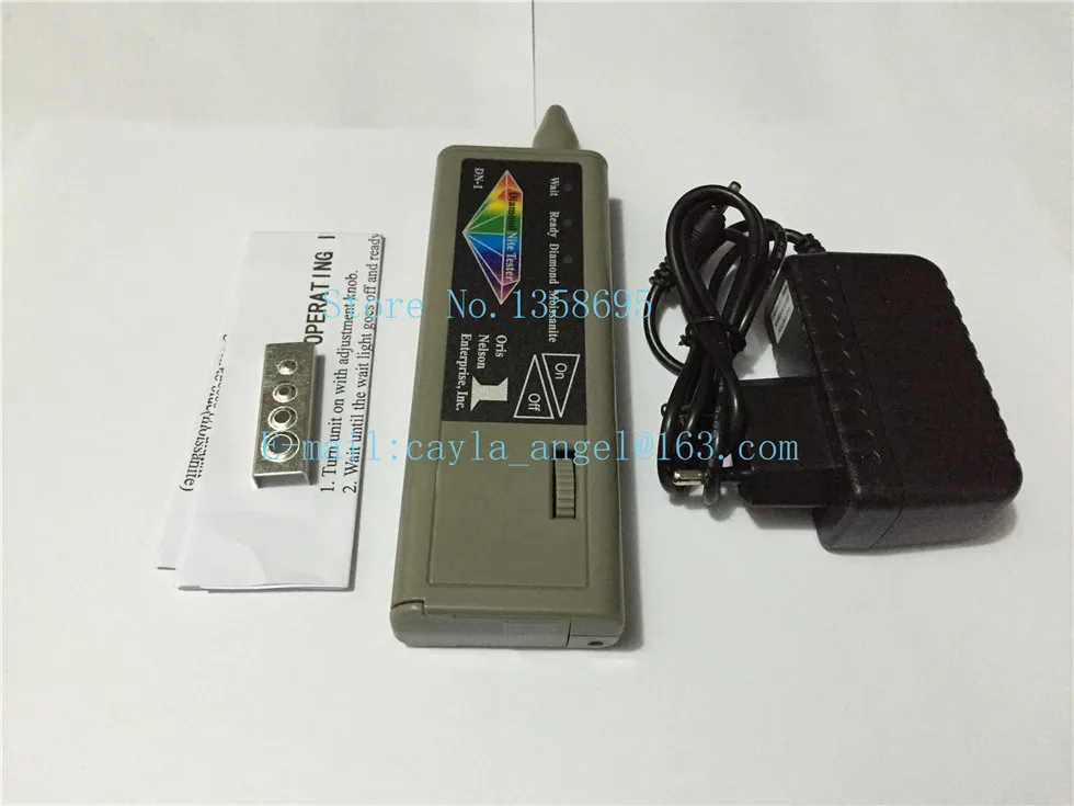 Free shipping New 2-in-1 Dual Diamond & moissanites Tester jewelry testers diamond detector free shipping 1pcs moissanites