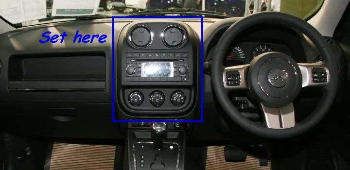 Для Jeep Patriot 2009~ 10." Car Android HD Сенсорный экран GPS Navi Радио ТВ фильм Andriod видео Системы(Без CD DVD