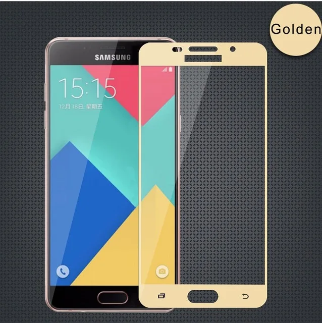Закаленное стекло с полным покрытием для Samsung Galaxy A5 2016 A5100 защитная пленка экрана