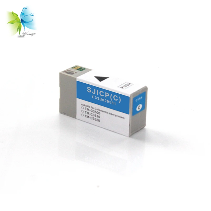 Winnerjet 10 комплектов 4 цвета 30 мл SJIC22P Совместимый картридж для принтера Epson TM C3500 C3510