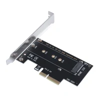 pci express riser card PCI-Express 3.0 PCIE X4 כדי M.2 NGFF M מפתח חריץ ממיר מתאם כרטיס M2 Nvme PCIE SSD Riser Card עבור תמיכה Desktop 2230 22 (2)