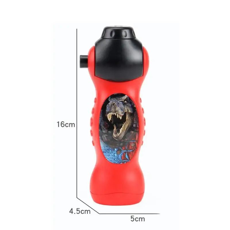 24 Patterns Baby Sleep Light LED Flashlight Cartoon Dinosaur Projector Lamp 90 Rotary Early Education Toys for Children