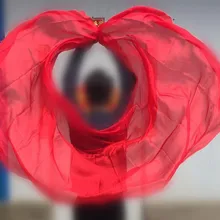 Дешевая шелковая вуаль для девочек 200*90 см(78,7*35,"), шарф для танца живота, шаль, Детская однотонная белая, синяя, фиолетовая