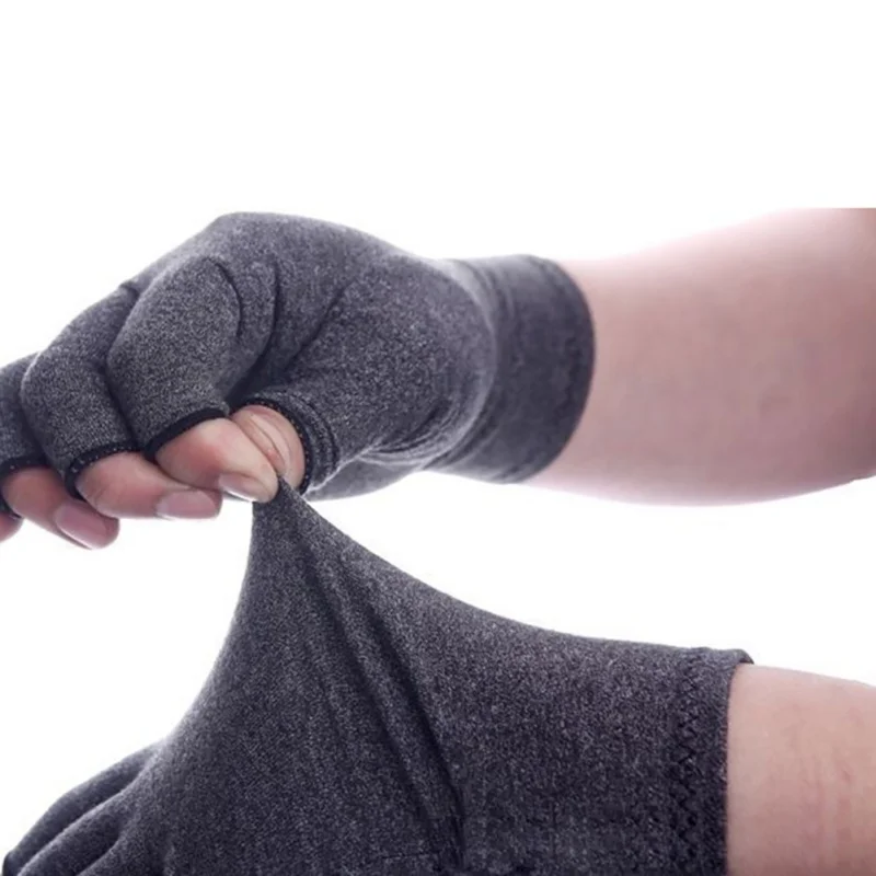 Спортивные Перчатки для фитнеса, защитные перчатки для артрита, компрессионные перчатки из хлопка и спандекса для мужчин и женщин