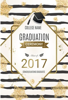 

Customizable Graduation Party Photography Backdrop Thin Vinyl Photobooth Background for College Pictures XT-6889 (HUAYI)