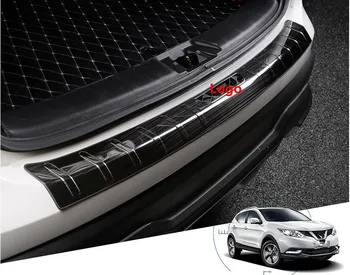

stainless steel Rear bumper Protection board Trim FOR NISSAN QASHQAI J11 2016 2017 2018 Car styling 2PCS
