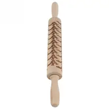 Деревянная рельефная Скалка выпечки печенье, торты декоративные тесто роликовая форма для приготовления вкусных резка для печенья тортов