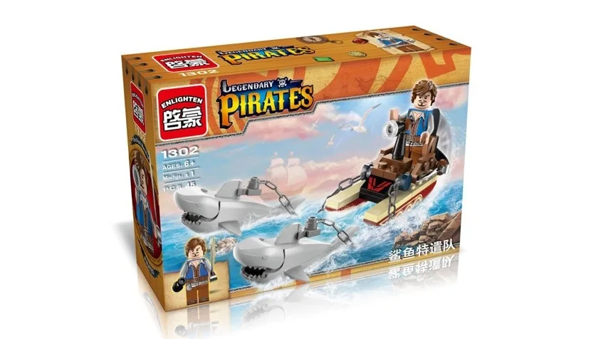 S Model Compatible with Lego E1302 45Pcs Pirates Models Building Kits Blocks Toys Hobby Hobbies For Boys Girls S Model Compatible with Lego E1302 45Pcs Pirates Models Building Kits Blocks Toys Hobby Hobbies For Boys Girls