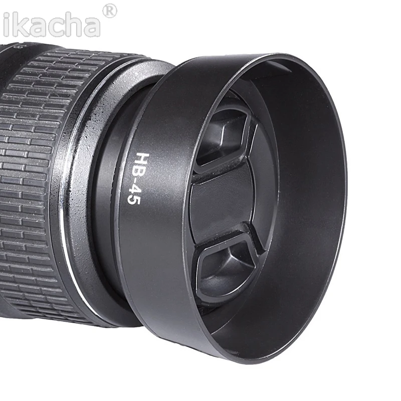 Запасная бленда для объектива зеркальной камеры SLR HB 45 HB45 Nikon D3100 D5100 D5200 D3200 18 55 мм
