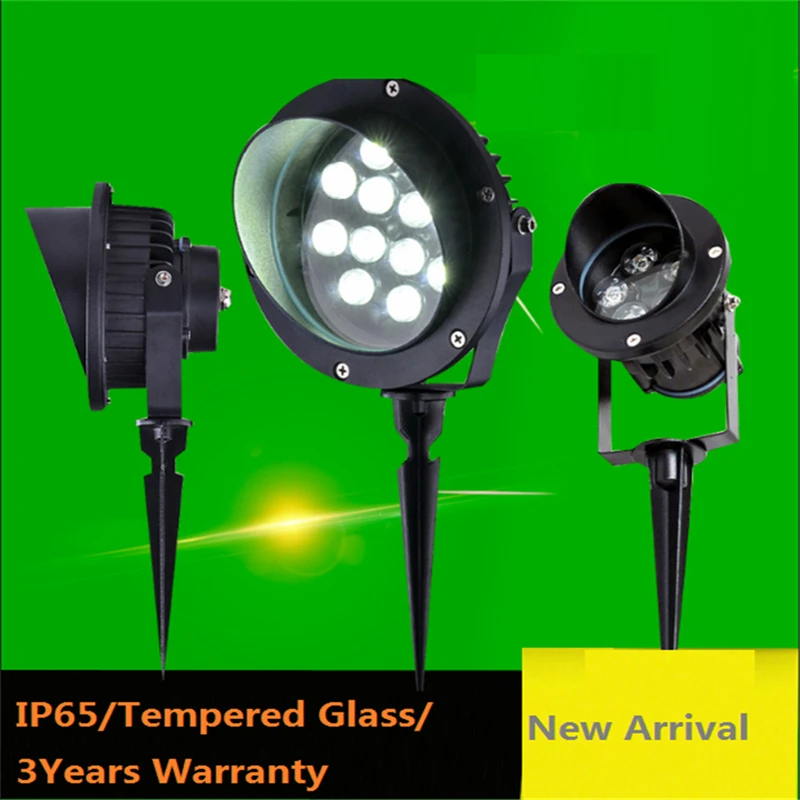 Spike model IP65 Outdoor led spot lamp for garden park trees afforest landscape 100 240V input