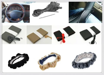 

Auto parts soft fiber leather braided steering wheel cover for Kia Soul Forte5 Cadenza Telluride Pro Venga