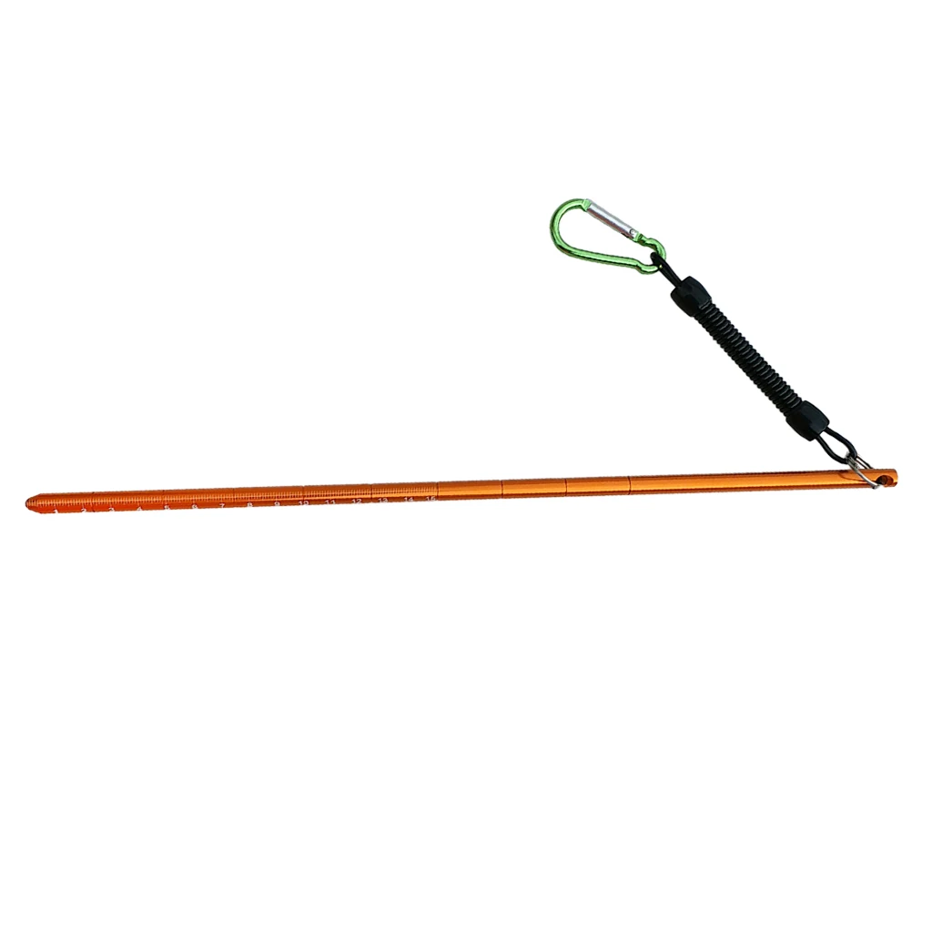 15 cm Aluminum Scuba Diving Lobster Stick Pointer Lanyard Strap with Bolt Snap Clip Underwater Sports Scuba Diving Accessories