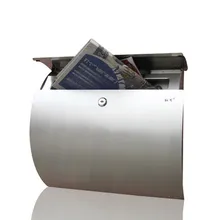 Почтовый ящик из нержавеющей стали, за пределами виллы 'почтовые ящики, настенный, непромокаемый, замок, почтовый ящик, boite aux lettres, почтовые марки