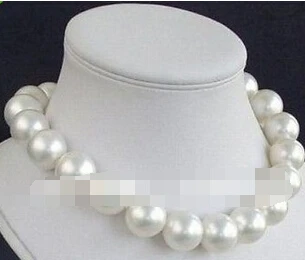 

Free shipping >>@ D<<<classic 18"INCH 12-13MM SOUTH SEA PERFECT WHITE PEARL NECKLACE >>>YY