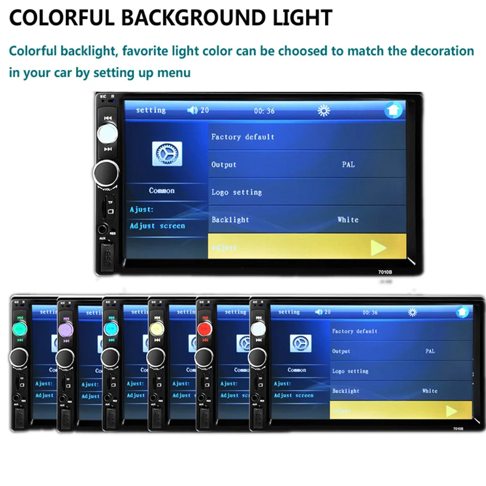 Perfect Universal 7010B 7inch Car MP5 Player 2Din Touch Screen Car Video Player Audio Stereo Multimedia FM/MP5/USB/AUX/Bluetooth Camera 3 Perfect Universal 7010B 7inch Car MP5 Player 2Din Touch Screen Car Video Player Audio Stereo Multimedia FM/MP5/USB/AUX/Bluetooth Camera 3