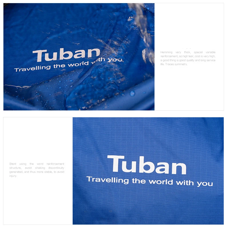 Tuban Спорт на открытом воздухе сумка дождевик бег горный туризм походные сумки водонепроницаемый нейлоновый рюкзак Крышка Пылезащитная спортивная сумка