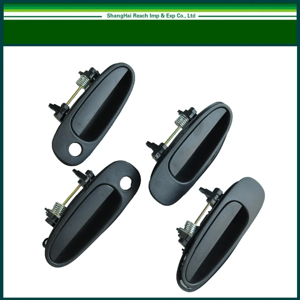 Exterior Door Handle For 1993 1997 Toyota RAV4 Corolla Geo Prizm Black