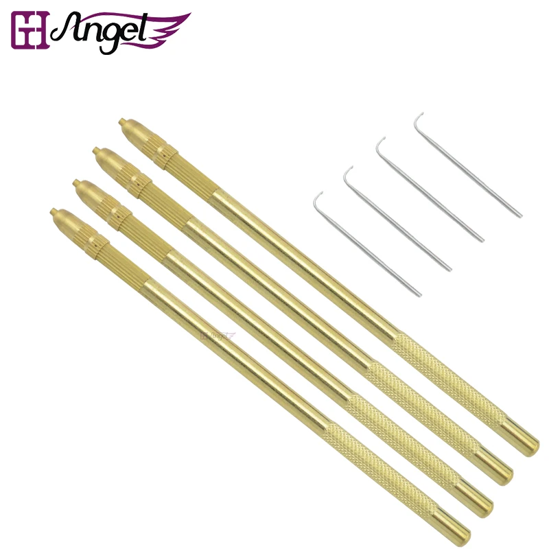 Angels 4 Ventilating Needle Holders+4 Sizes Hook Ventilating Needles