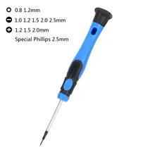 0,8 1,0 1,2 1,5 2,0 2,5 мм щелевой Phillips Torx отвертка специальные крестообразная Отвертка Магнитный наконечник отвертка, ремонт инструмента