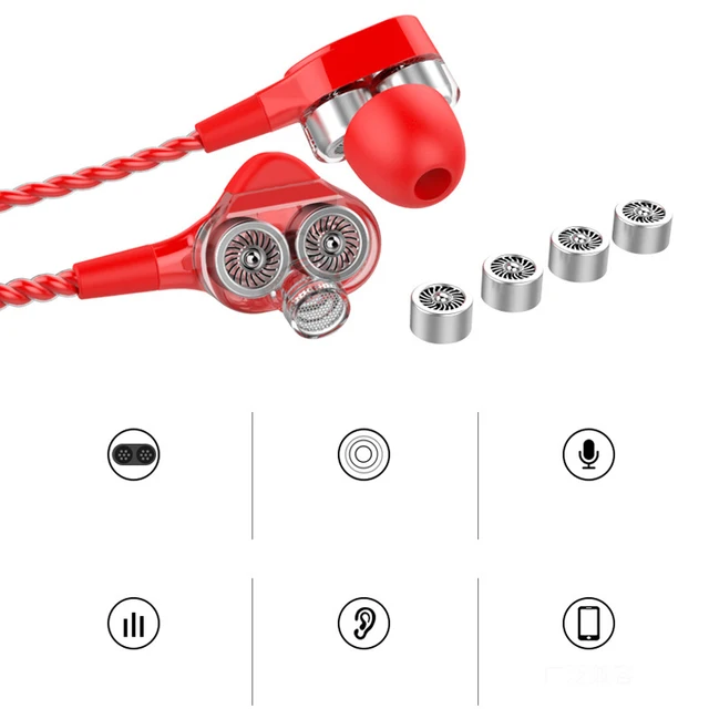 3.5mm In-ear Earphone For Xiaomi iPhone 6 6S Soft Earbuds Super Bass Sound HIFI Earphone With HD Mic For MP3 MP4 Tablet Headset